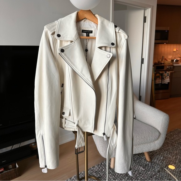 Universal Standard Leeron Leather Jacket size M - Picture 3 of 12